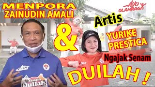 MENPORA dan Artis YURIKE PRESTICA Ngajak Senam DUILAH ! | SENAM LANSIA