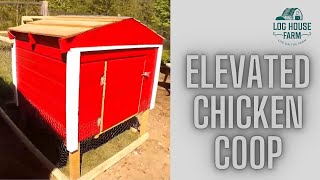Small Elevated Chicken Coop for Pullets Hen Hospital