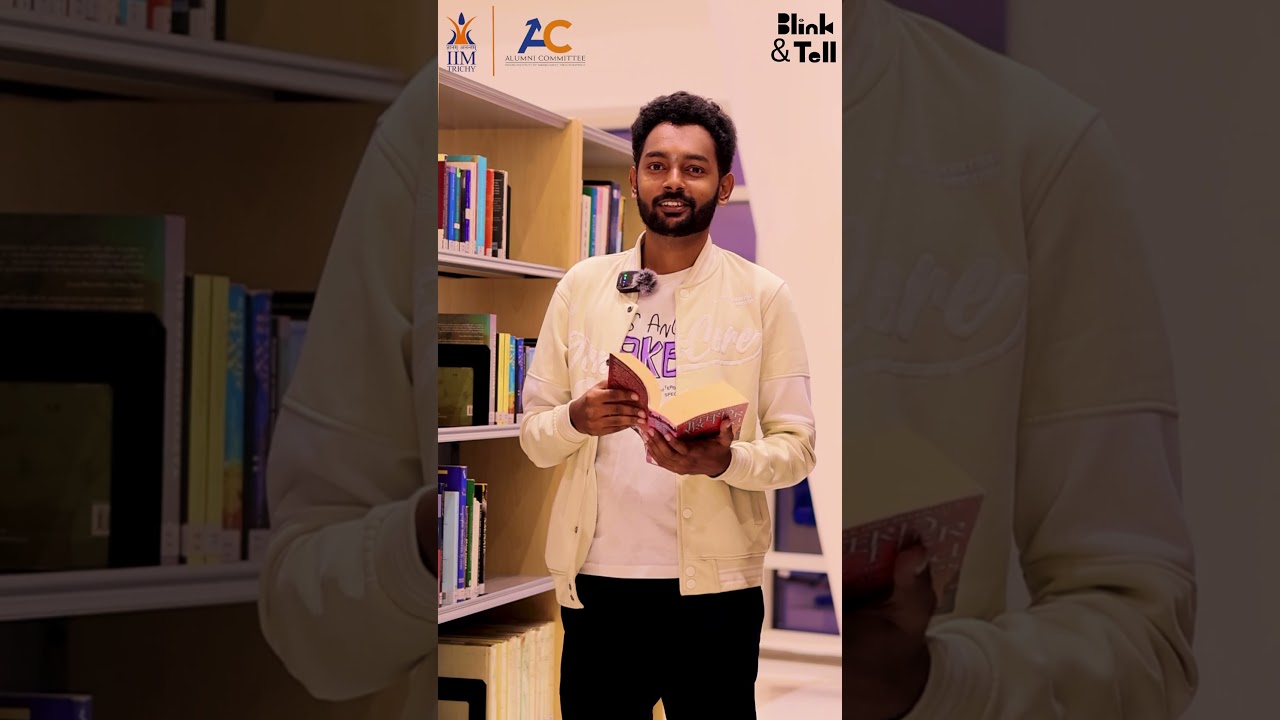 Blink And Tell - Episode 2 - Subrammaniyan V | Alumni Committee | IIM Trichy