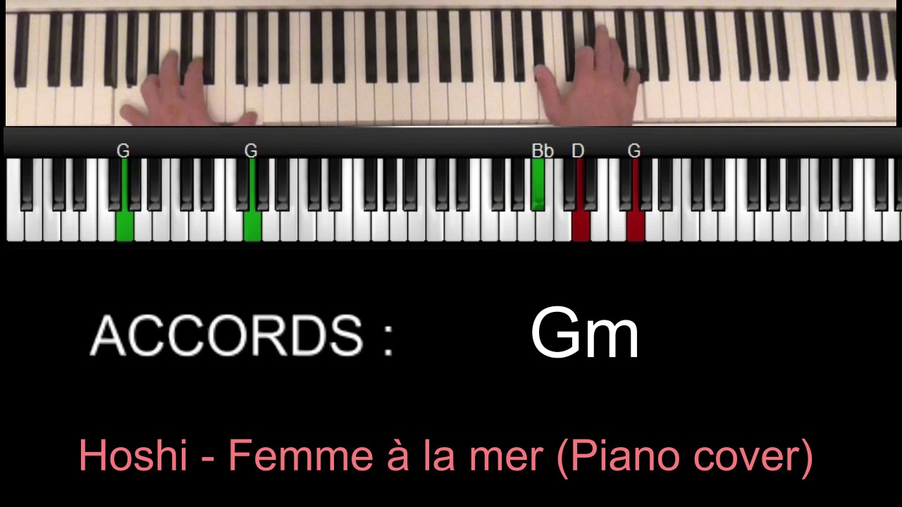 Hoshi - Femme à la mer (Piano cover) - YouTube