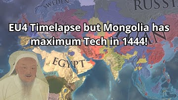 EU4 Timelapse - But Mongolia Has Max Tech!  - Watch this Insane Timelapse! -  1.37 Winds of Change
