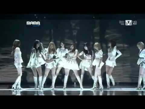 [111129] SNSD - The Boys Remix [MAMA 2011 in Singapore]