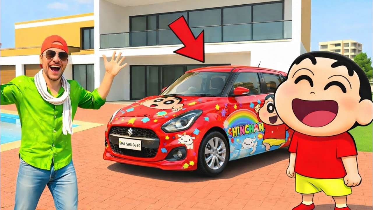 Jack Ne Shinchan Ki Jid Puri Ki 😍 | Shinchan Car Purchase 🚗 | Indian Theft Auto Simulator😱