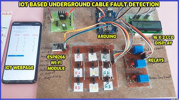 Arduino Based Underground Cable Fault Detection Using IOT