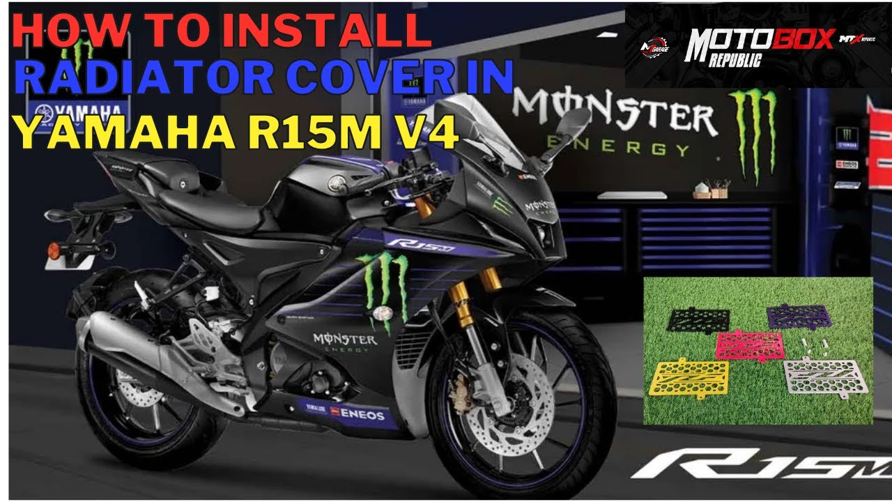 Instalasi Radiator R15 Yamaha R15 M V4 Radiator cover Installation - YouTube