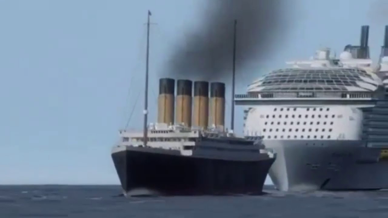Titanic VS Symphony Of The Seas - YouTube