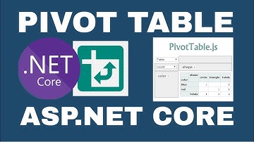 Pivot Table in ASP.NET Core | PivotTable.js in Razor