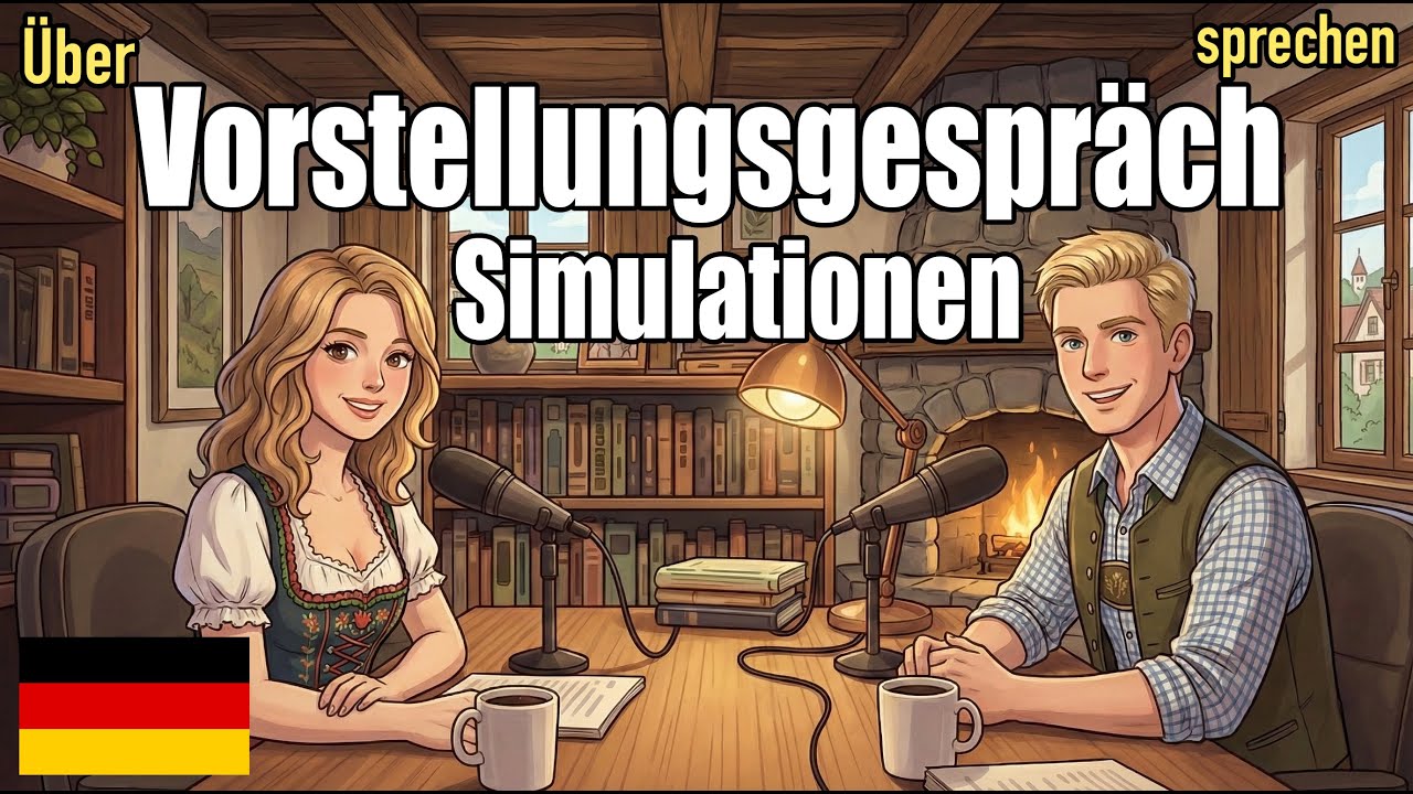 Wie man über Vorstellungsgespräch-Simulationen auf Deutsch spricht | Deutsche Konversationsübung