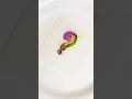 tissue paper magic drawing. Emoji color mixing.#drawing #trending #colormixin #shorts #short