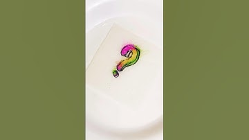 tissue paper magic drawing. Emoji color mixing.#drawing #trending #colormixin #shorts #short