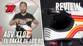 Review casco AGV X101, ¡revive el DAKAR de los 70 y 80! 