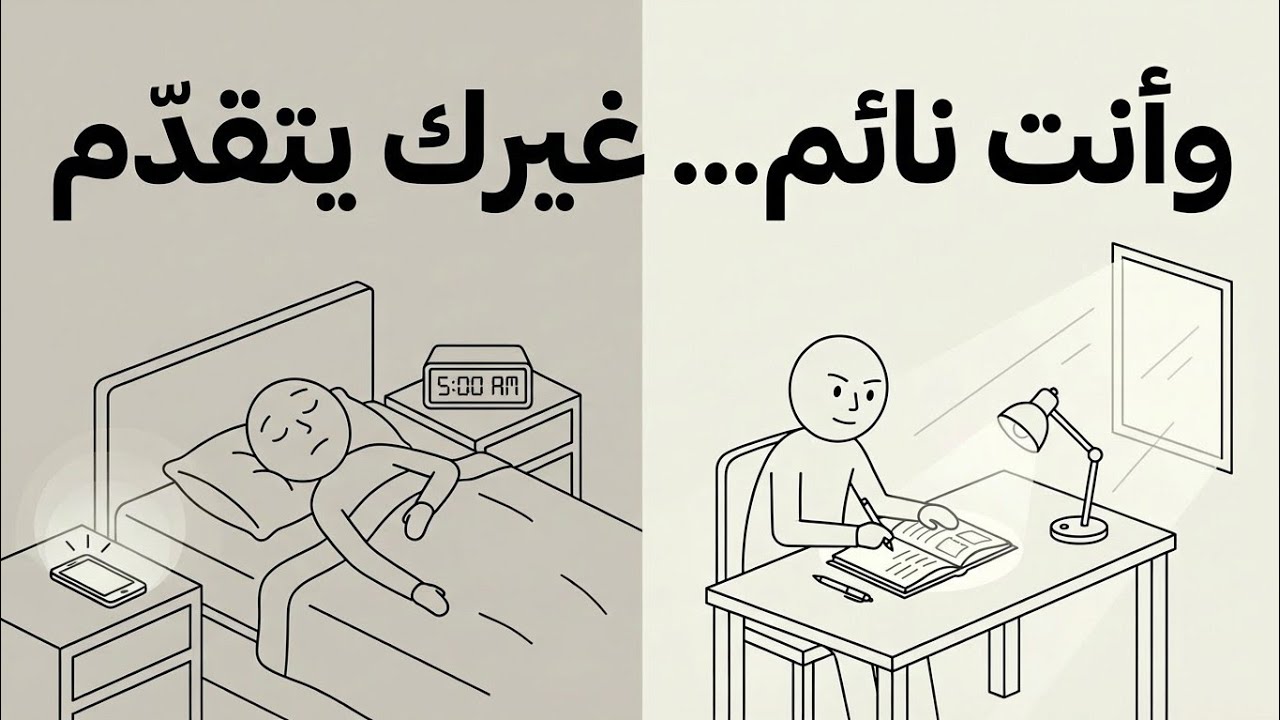 الساعة الخامسة: الفارق بينك وبينهم...