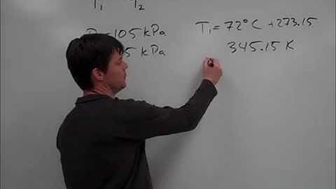 Gay Lussac Gas Problem - Mr Pauller