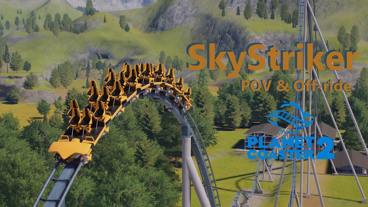 SkyStriker - POV/Off-ride - B&M Hyper - Planet Coaster 2