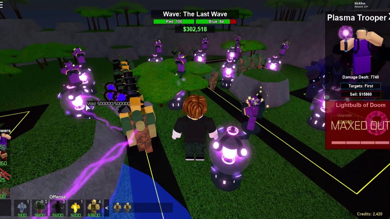 Roblox Tower Battles Last Wave Void 2 Youtube