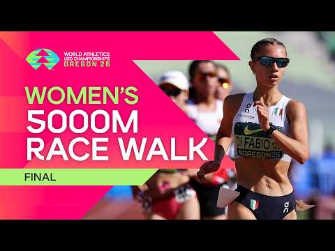Full Women's 5000m Race Walk Final | World Athletics U20 Championships Oregon 26