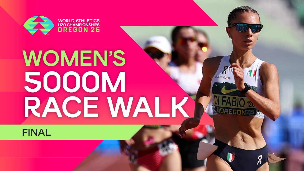 Full Women's 5000m Race Walk Final | World Athletics U20 Championships Oregon 26