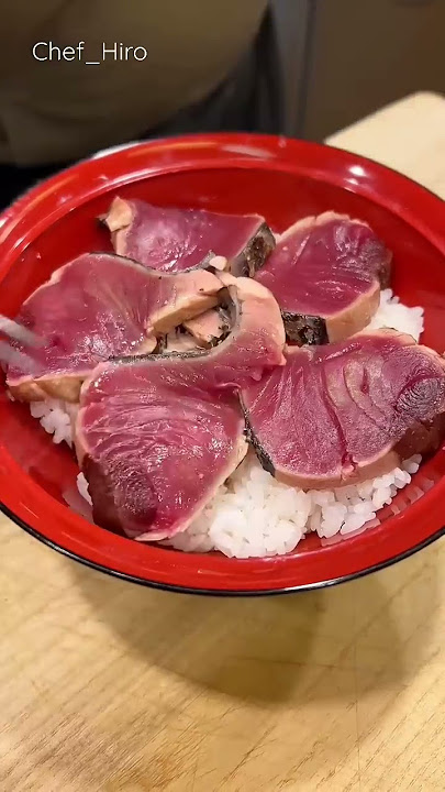 🇯🇵【Katsuo Tataki】Yes Or No!?Seared Bonito   #shorts