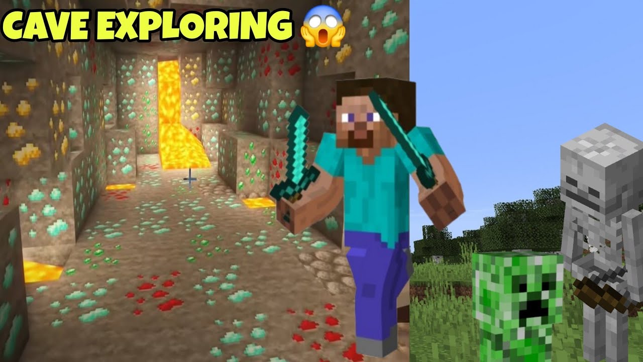 😱 Deep CAVE ADVENTURE in Minecraft Survival Ep.3 | I Found CRAZY ...