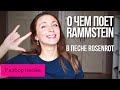 О чем поет Rammstein в песне Rosenrot? || Обзор песни