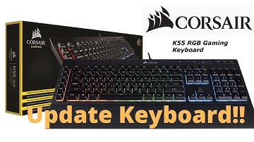 How to Update Firmware For Corsair K55 Keyboard on Windows 10