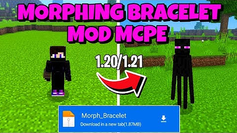 MORPHING BRACELET ADDON 1.20/1.21 🔥 |  MORPH MOD MCPE