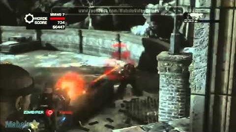 Gears of War 3 Horde Mode Gridlock First Attempt with JR Wave 71658