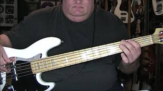 Ray Charles & Elton John Sorry Seems to be the Hardest Word Bass Cover with Notes & Tab