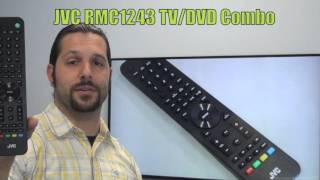 JVC RMC1243 TV/DVD Combo Remote Control