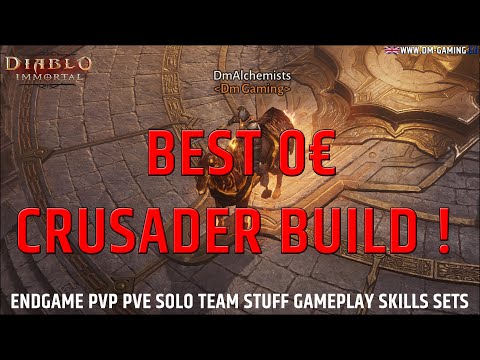 Best Crusader Build Diablo Immortal for 0€, PvP and PvE without spending any real monney !