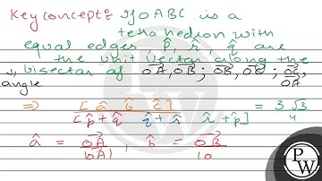 Let \( O A B C \) is a tetrahedron with equal edges and \( \overrightarrow{O A}=\vec{a}, \overri...