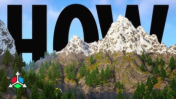 How I learned to build mountains in Minecraft using Axiom
