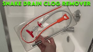Snake Drain Hair Clog Remover Review - Best Tool for Clogged Drains