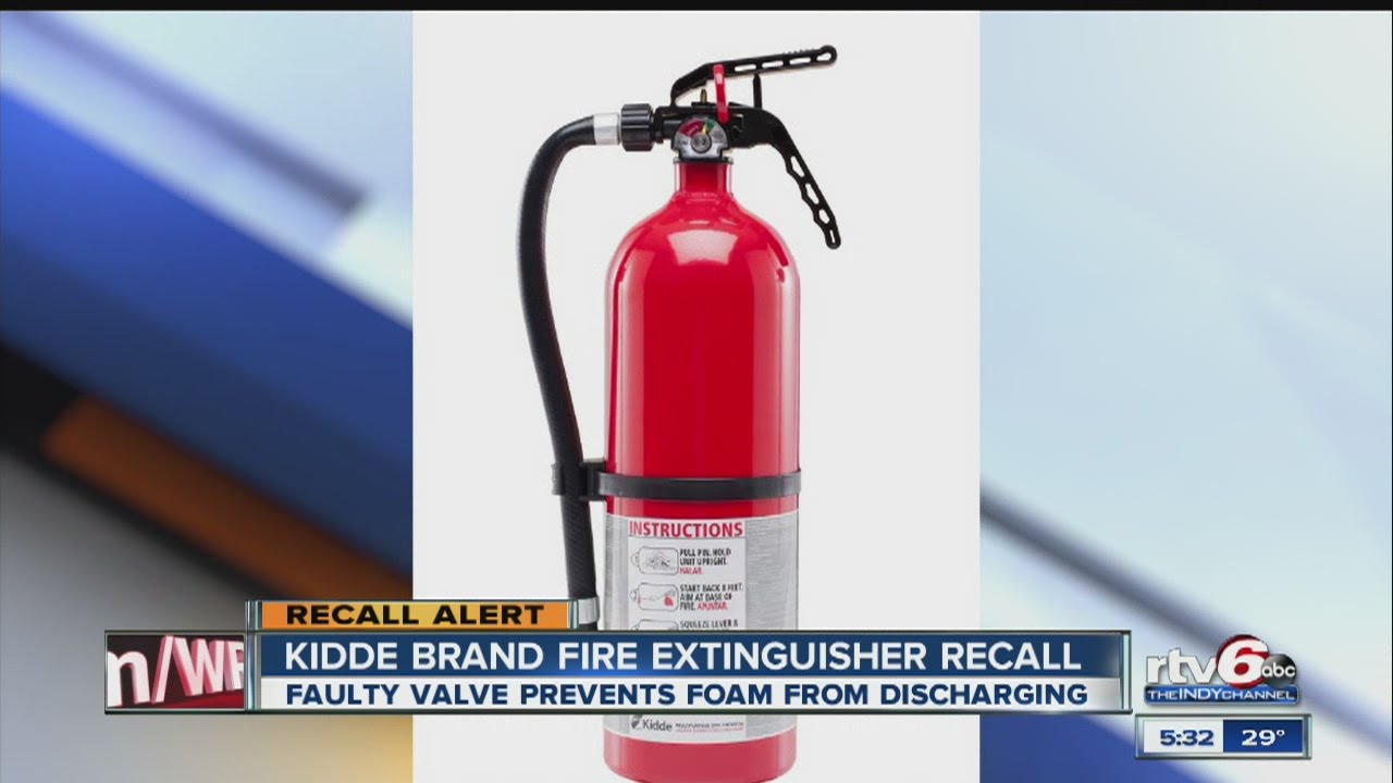 Kidde recalls 4.6 million fire extinguishers YouTube