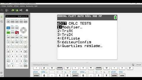 Ti-83 Ecart-type expérimental