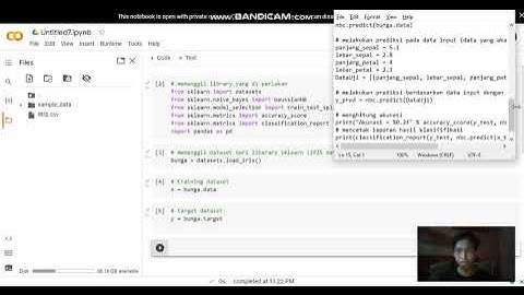 Data Mining Klasifikasi Menggunakan Bahasa Python dan Algoritma Naive Bayes dengan Data Set "Iris"