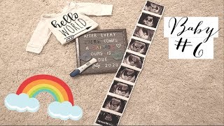 PREGNANCY ANNOUNCEMENT BABY NUMBER 6 | OUR RAINBOW BABY