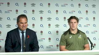 England vs Wallabies: Post match press conference