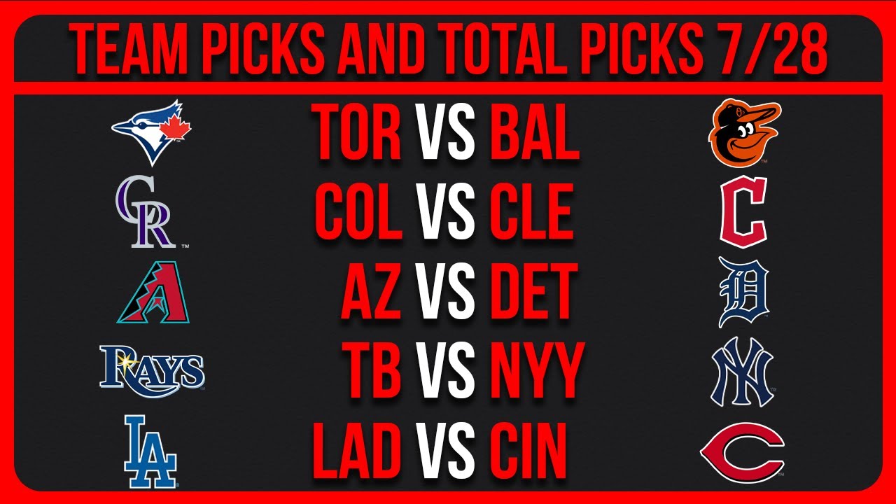 MLB Picks Today 7/28/25 | MLB Picks & Predictions Today 7/28/25