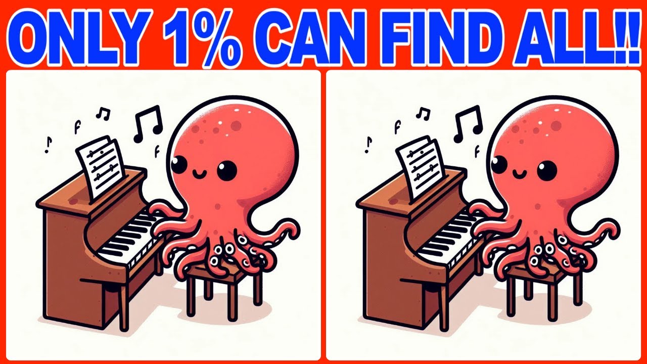 【Spot the Difference】🌷Check Your Brain Age!!! Find 3 Differences in These Tough Puzzles!