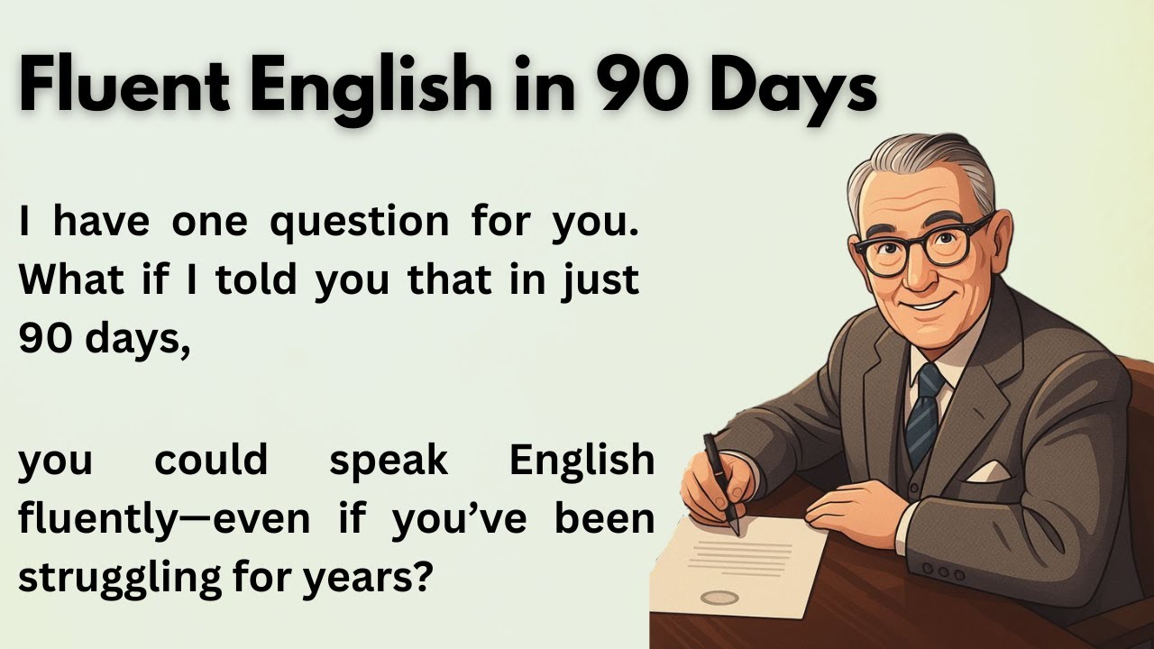 Fluent English in 90 Days—Yes, You Can! || Graded Reader || Listen And Practice || English Subtitle
