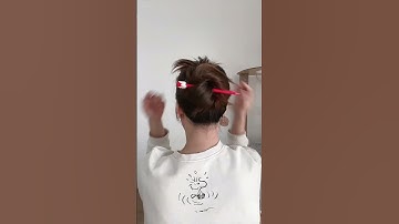 Búi tóc cực đơn giản mà chanh xả chỉ với 1 chiếc bút 😏 #hairstyle #shorts #beautiful #hair