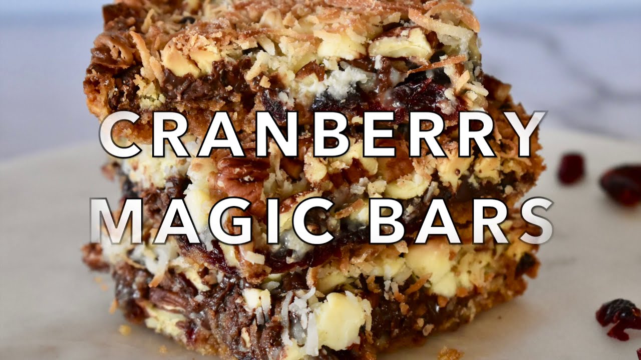 Cranberry Magic Bars