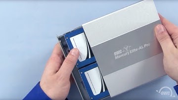 OWC Mercury Elite Pro Dual mini: 2.5-inch Hard Drive / SSD Installation