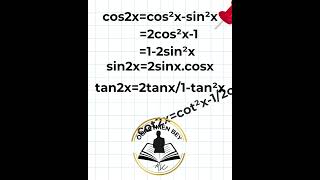 trigonometri yarım açı formülleri#sınav #keşfet #yks2026 #matematik #trigonometri