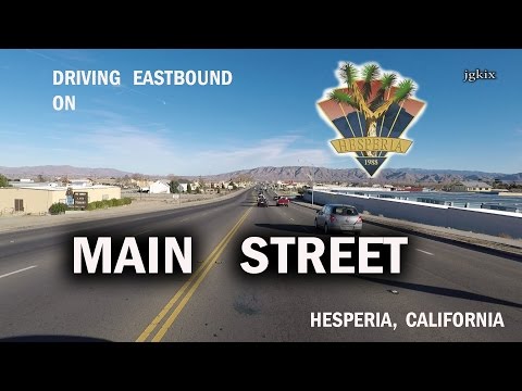 View of Main St - Hesperia, California