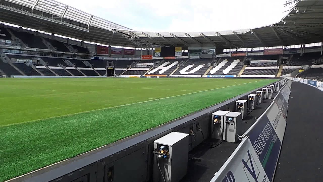 Hull City FC - KC Stadium Pitch Tour - YouTube