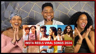 African Friends Reacts To Instagram Reels Viral Hindi Songs 2024 - Songs You Forgot the Name |