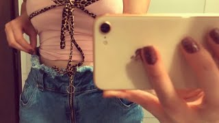 Asmr Scratching Jeans Skirt 1 Minute