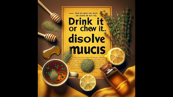 Drink It or Chew It   Dissolve Mucus  Your Sinus, Chest & Lungs Will Love You